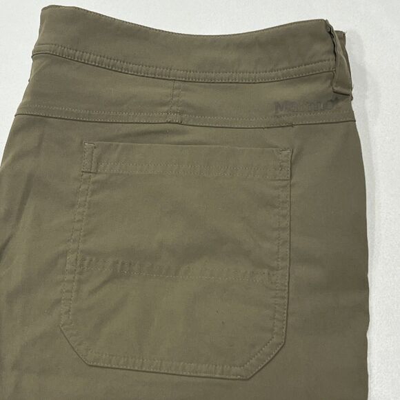 Marmot Khaki Green Nylon Hiking Cargo Outdoor Stretch Shorts Mens‎ Size 38 XXL - Picture 3 of 11